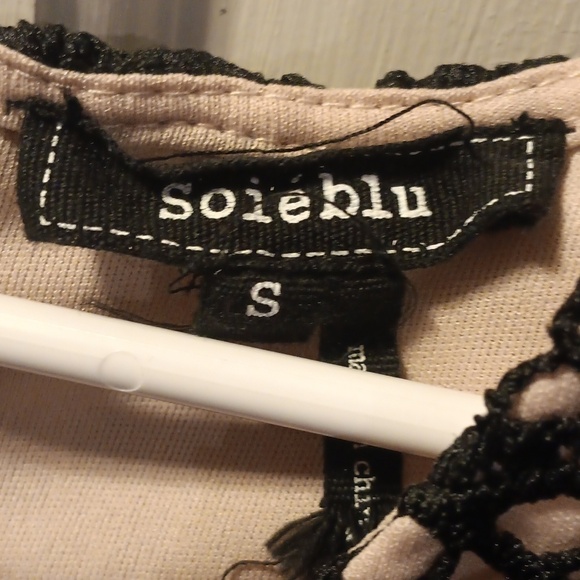 🤠SOLEBLU Lined Crocheted Dress Size Small - Picture 5 of 11